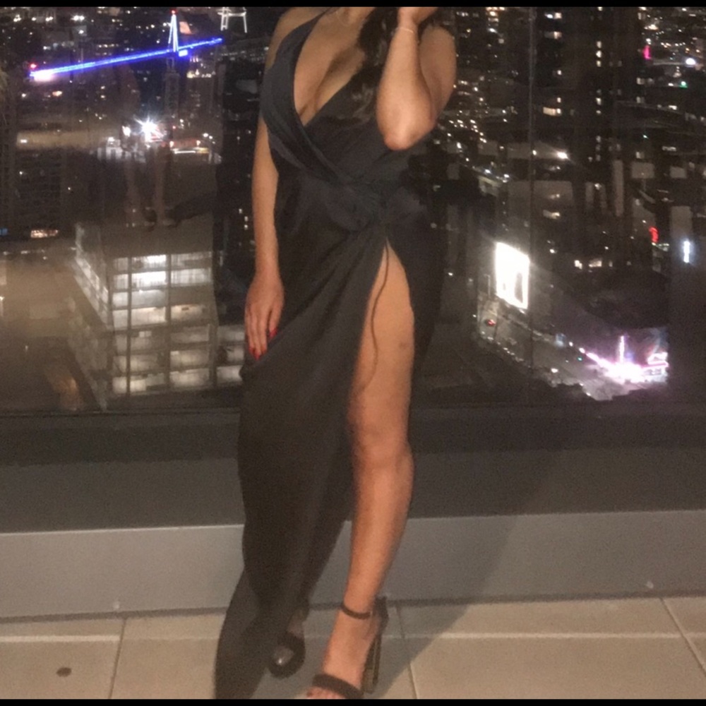 Black evening dress